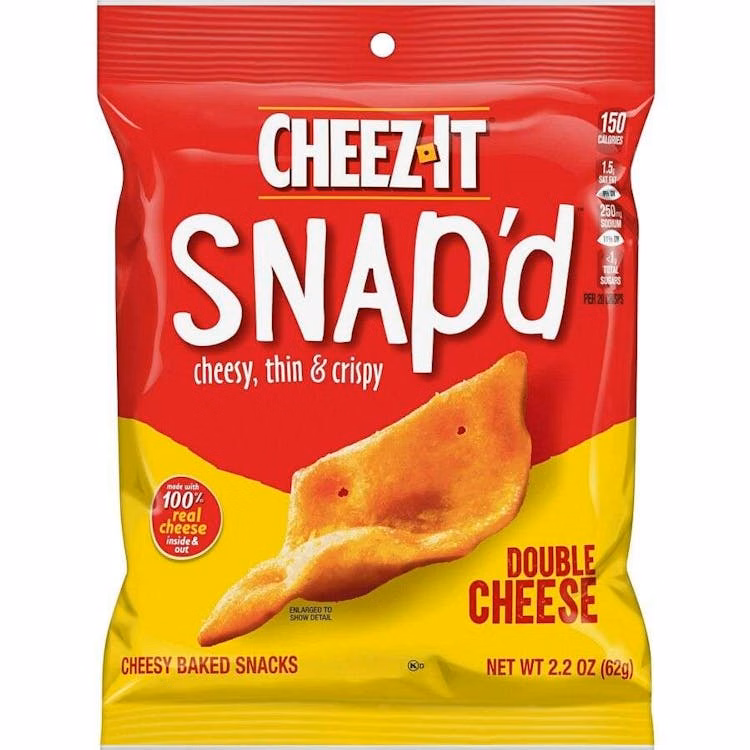 Cheez-It Snap'd Crackers Double Cheese