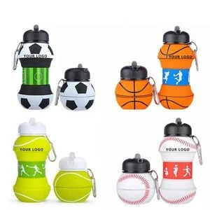 19 Oz Collapsible Silicone Water Bottle 1