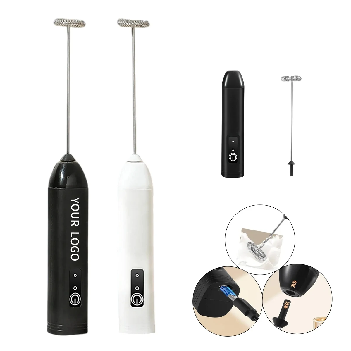 Wireless Electric Mixer Egg Beater With Type-C Mouth 1