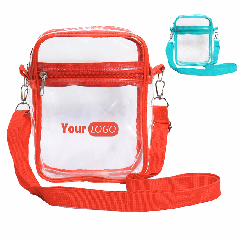 Pvc Single Shoulder Crossbody Transparent Coin Purse