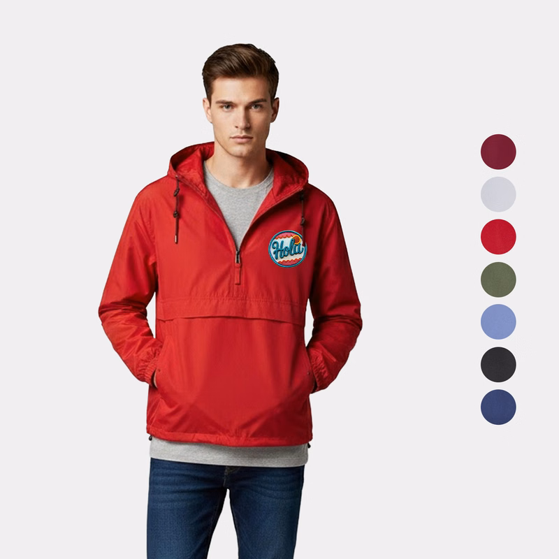 Pioneer Water-Resistant Packable Windbreaker Jacket