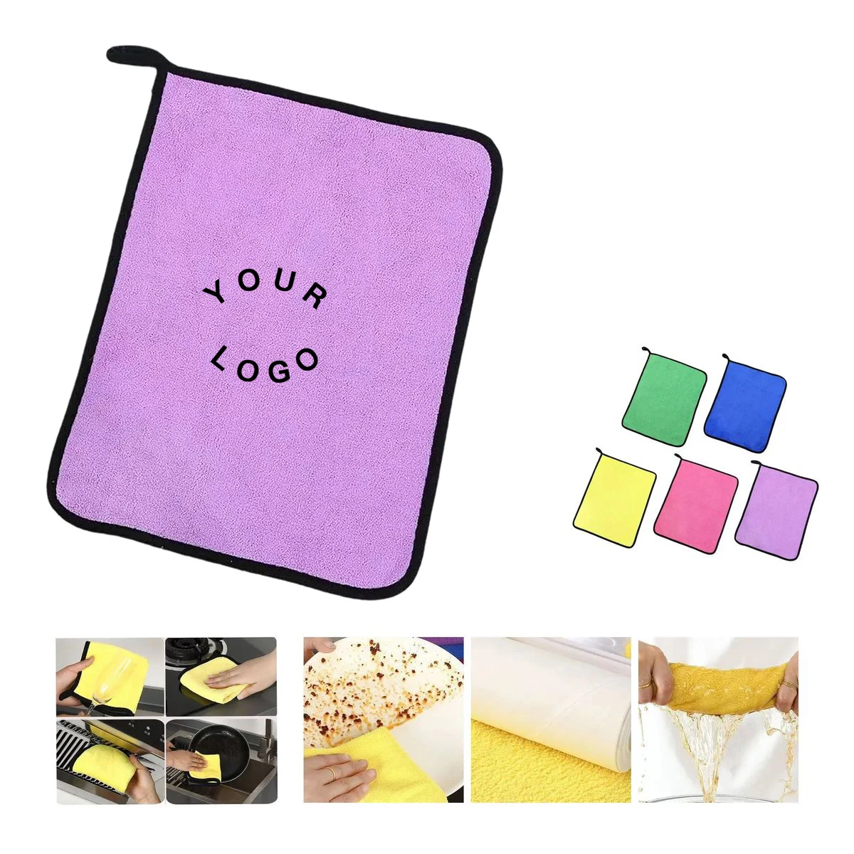 Ultra Soft Microfiber Car Towel for Scratch Free Cleaning 1