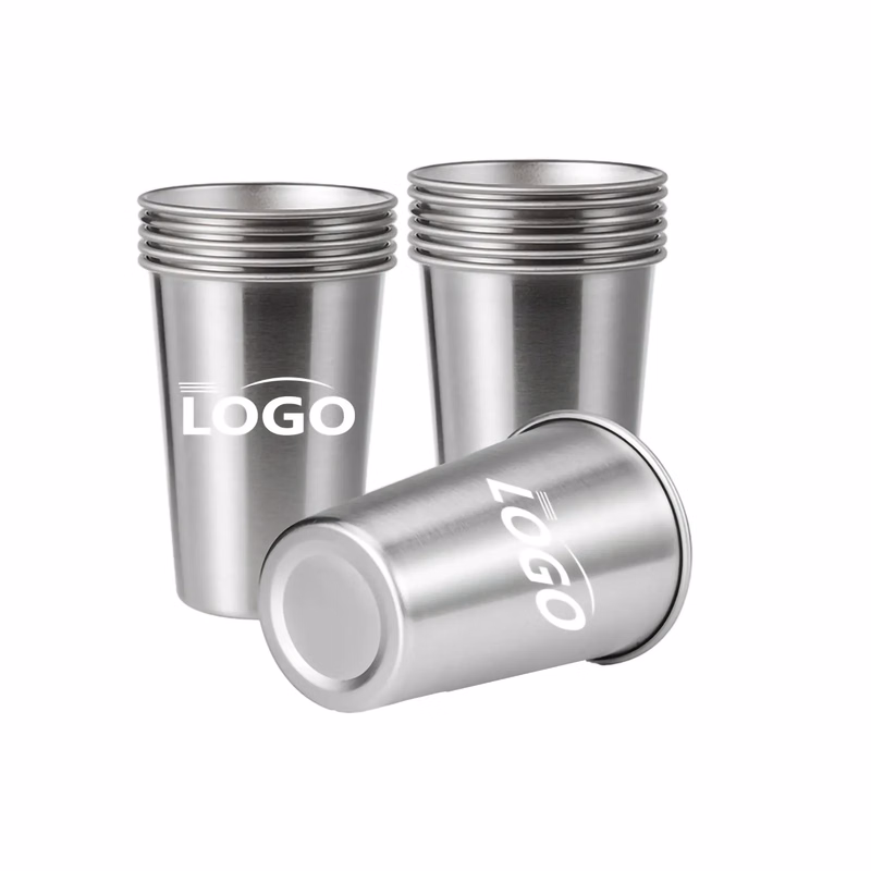 MOQ 50PCS 12oz. Stainless Steel Pint Cups