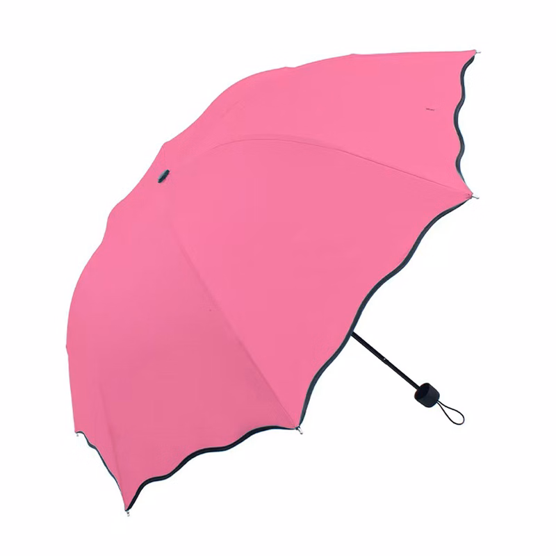 Interactive Color-Change Compact Promotional Umbrella