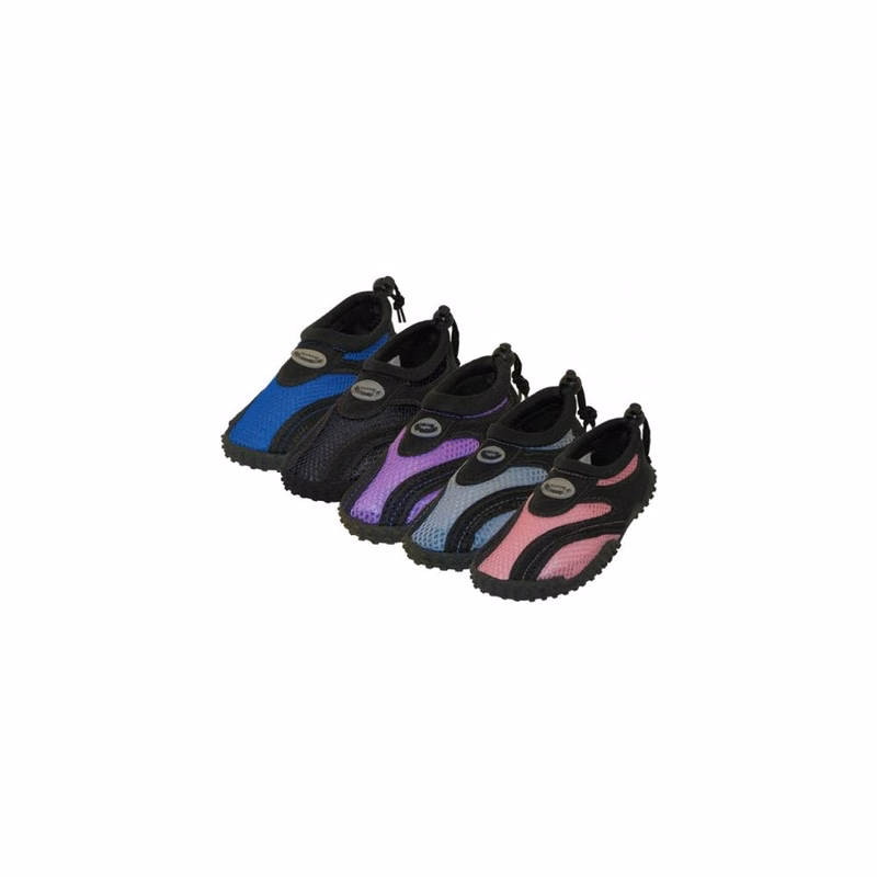 Children's Aqua Sock Shoes - Assorted Colors Sizes 11-4 Age 4-8 Years