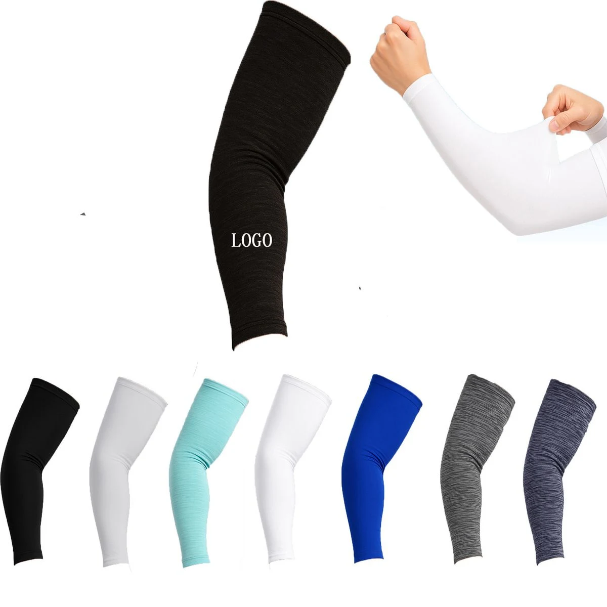 UV Block Cooling Sports Arm Sleeves 1