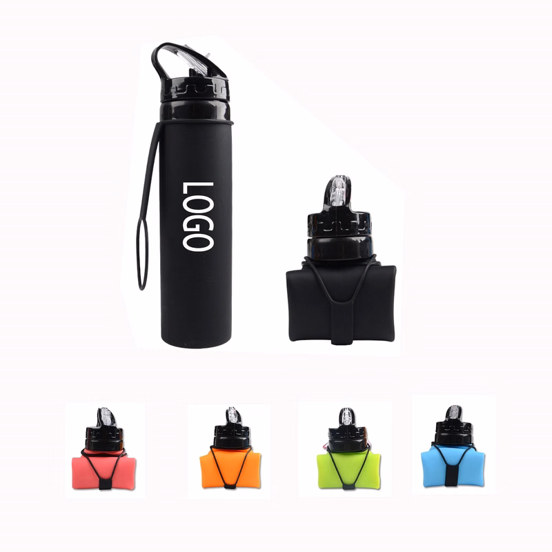 Collapsible Silicone Foldable Water Bottle