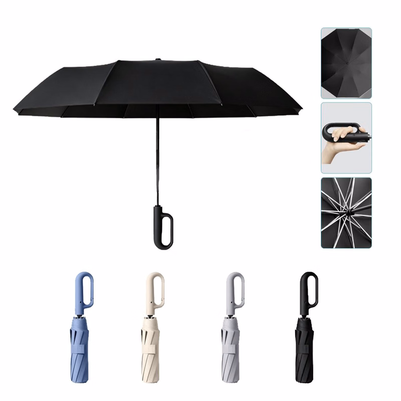 The Carabiner Inverted Folding Umbrella