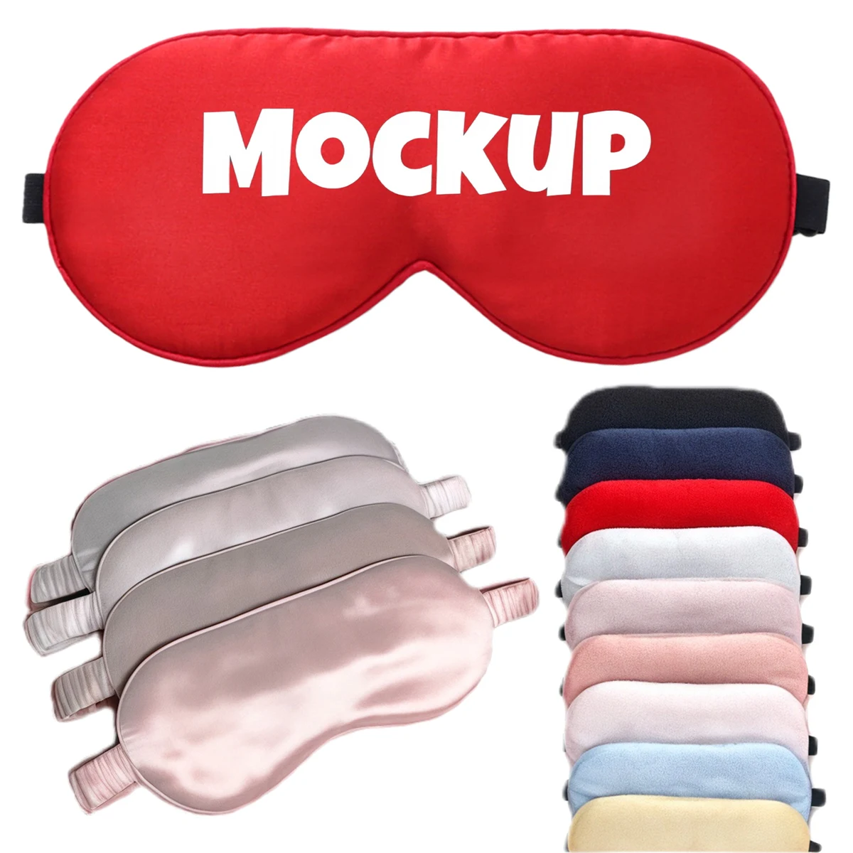 Women Silk Soft Headband Eye Cover 1