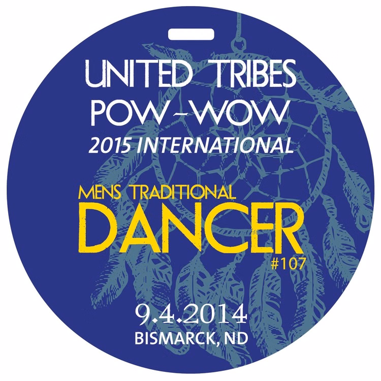 USA Made Laminated Paper Event Badge  20mil Budget-Friendly (4") Circle