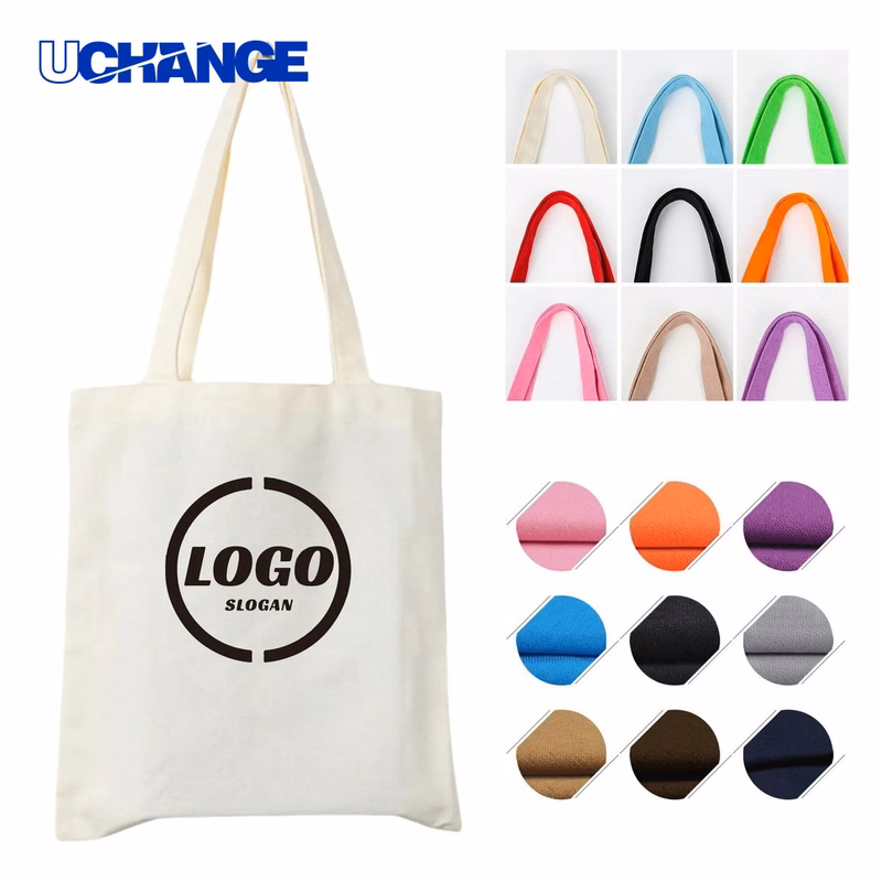 Vertical Canvas Tote Bag