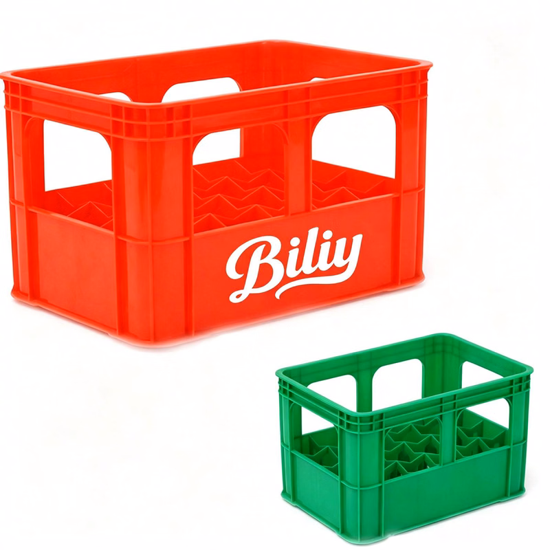 24-Bottle Plastic Beer Crate