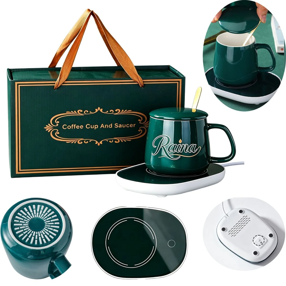 13 oz Cup Warmer with Mug Set 1