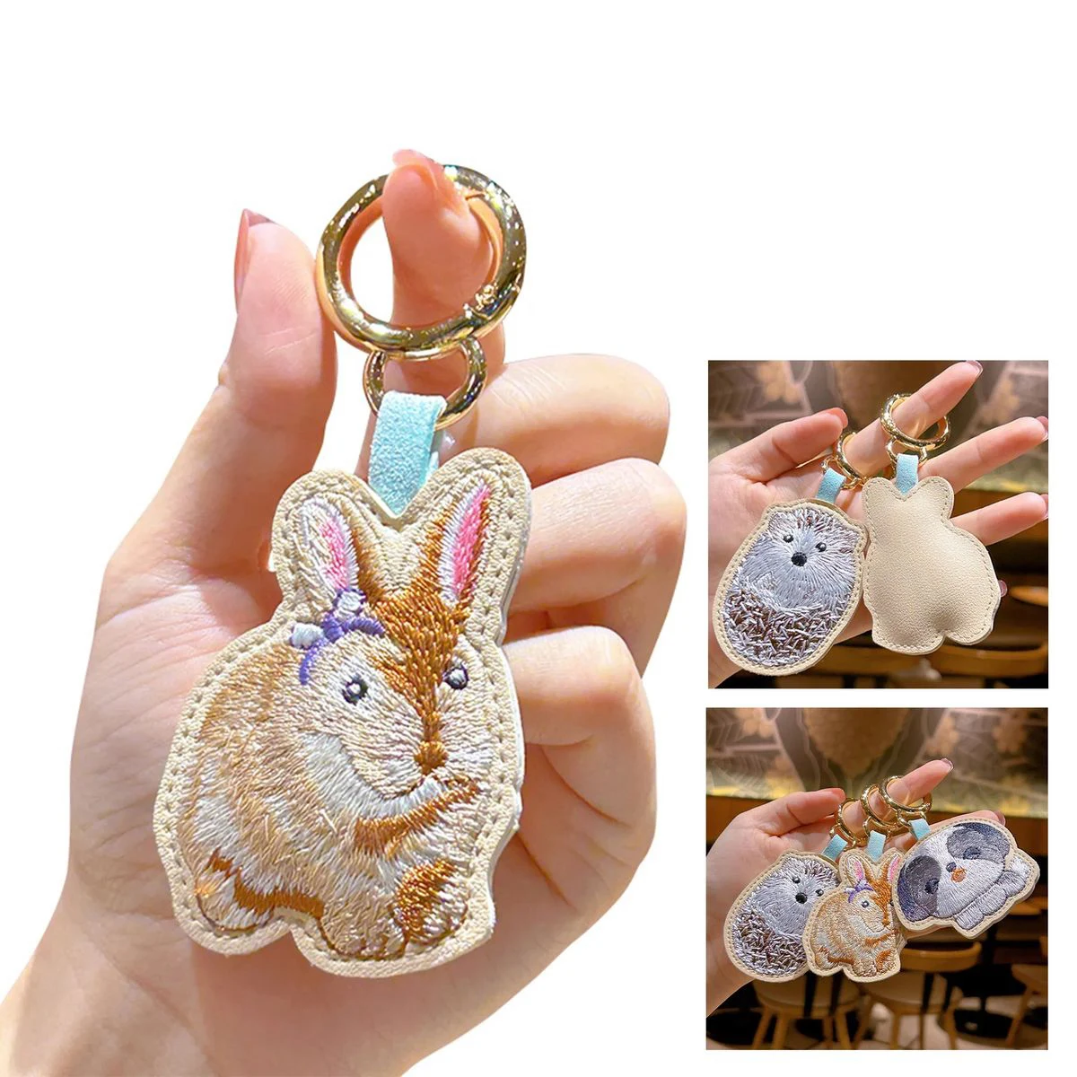 PU Leather Everyday Carry Keychain 1