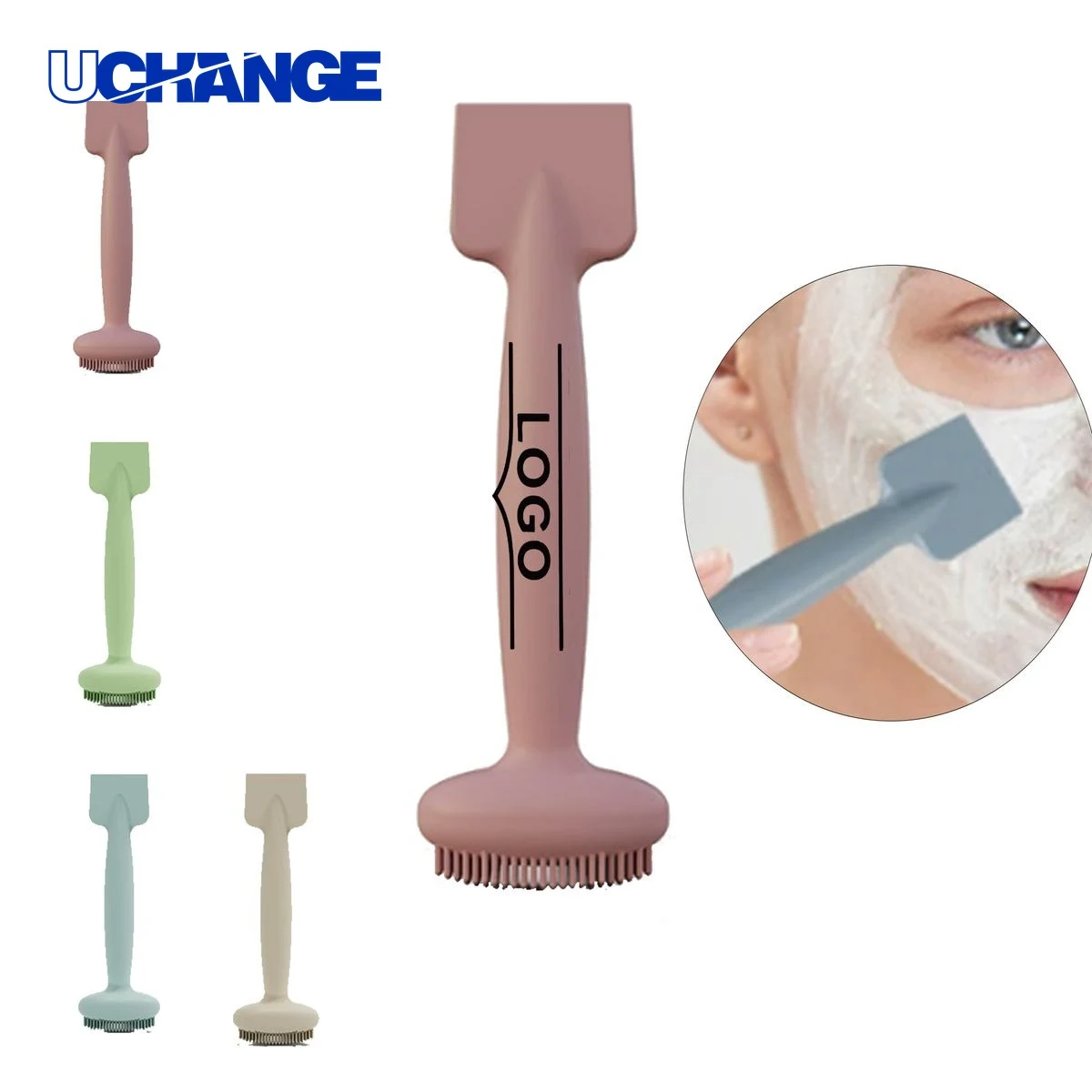 Double Head Facial Mask Application Brush 1