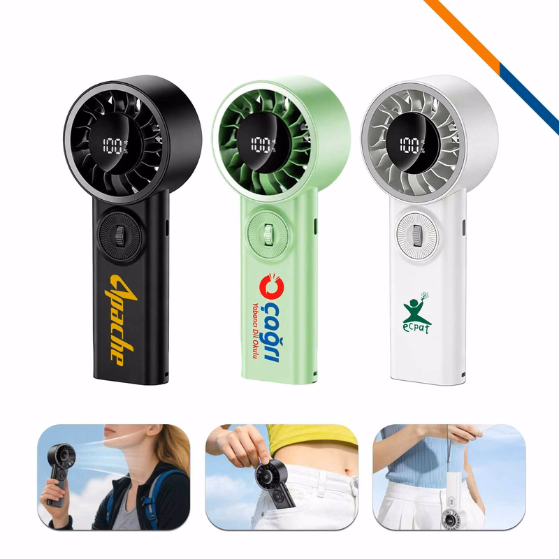 TuneChill Portable 100 Speeds Handheld Fan