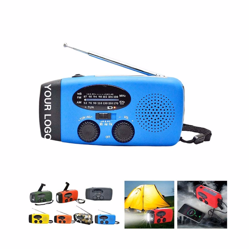 Portable Emergency Radio with NOAA and USB Charging