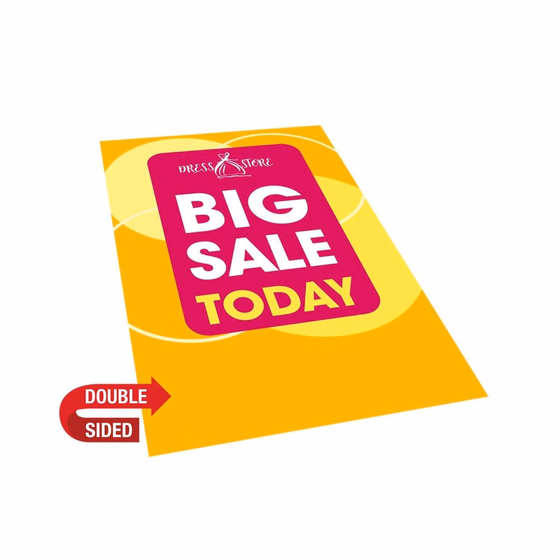 24"W Enviro Board Tabletop Display Signboard (Double-Sided)