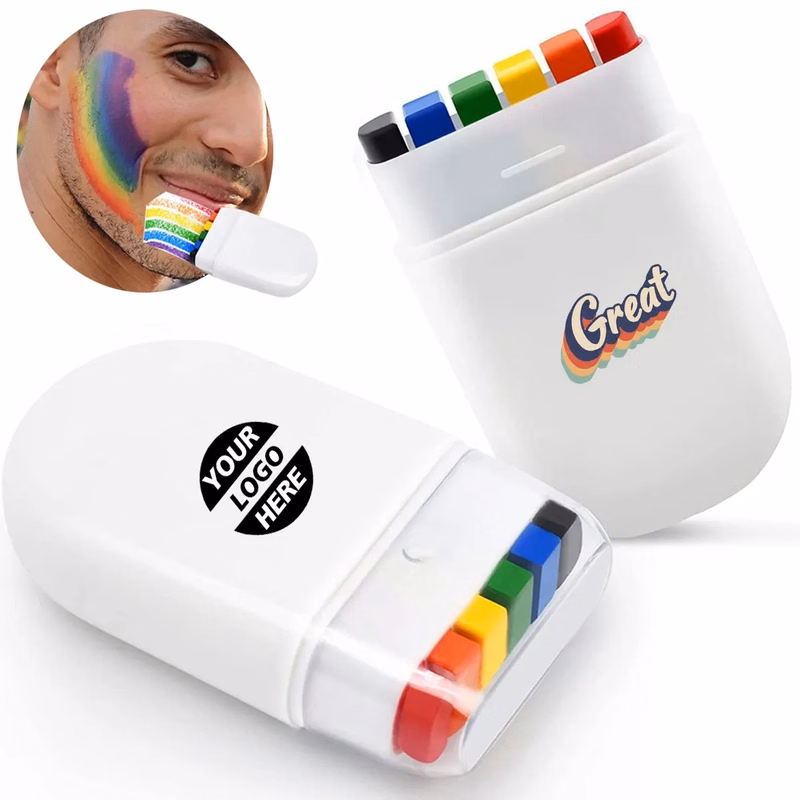Sports Party Rainbow Face Paint Stick for Celebrating
