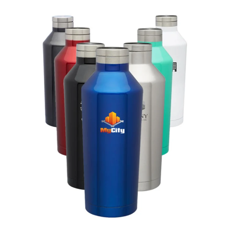 17 oz. Vacuum Stainless Steel Water Bottle, custom water bottle with logo imprint 1