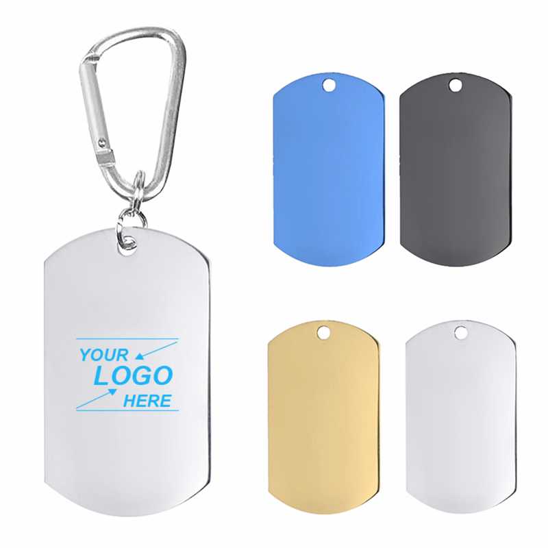 Metal Pet Tag w/Carabiner