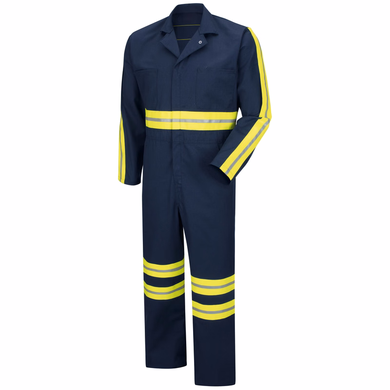 Red Kap® Enhanced Visibility Twill Action Back Coverall