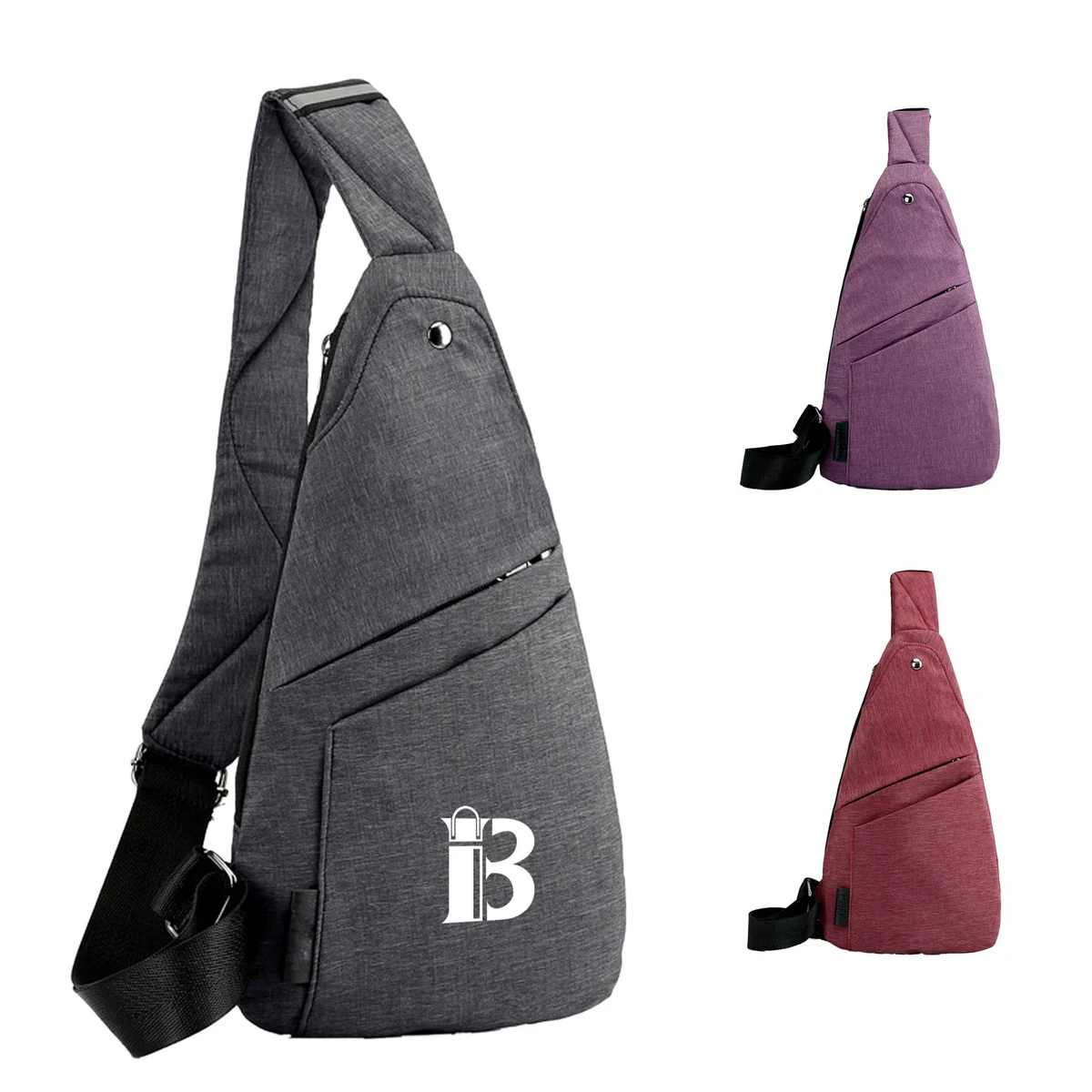 Canvas Crossbody Personal Pocket Bag 1