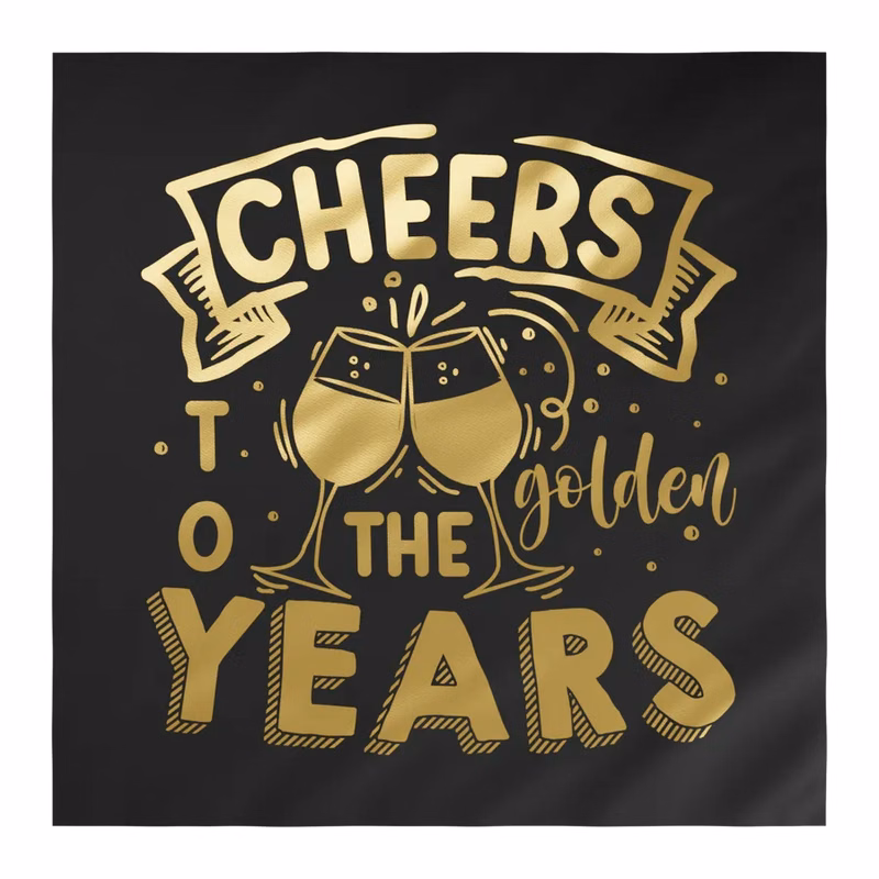 Premium Foil Stamped Beverage Napkins