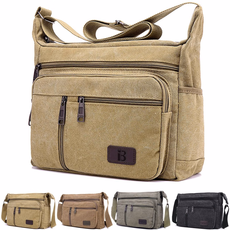 Multi layer canvas bag