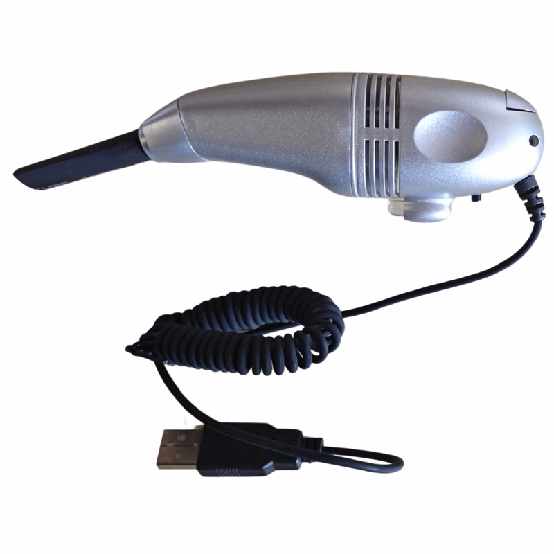 USB Mini Vacuum Cleaner with LED Light