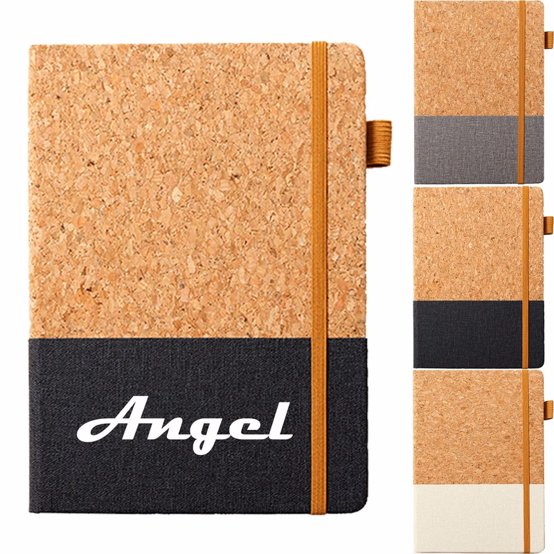 A5 Wood Grain Wheat Straw Notebook