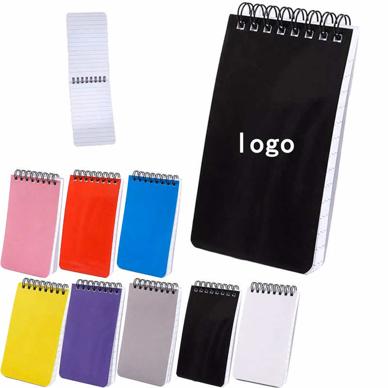Portable A7 Lined Spiral Notebook Custom Branding