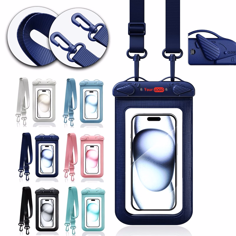 7.5-inch Transparent Waterproof Phone Case