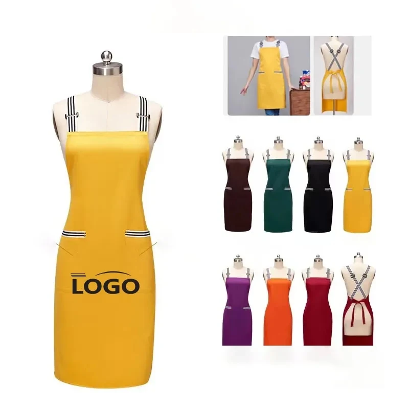 Multi-Color Kitchen Apron with pocket 1
