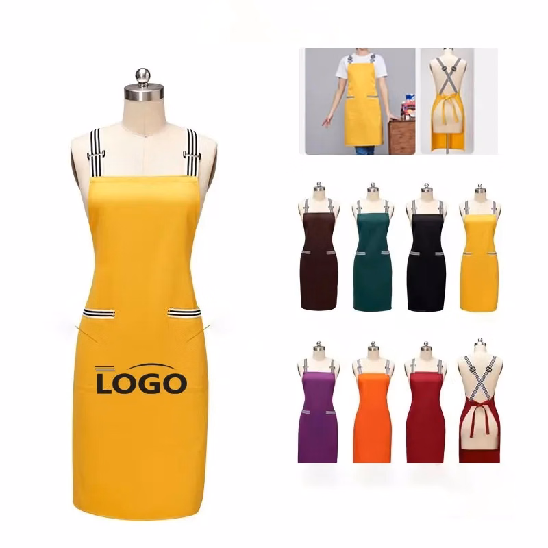 Multi-Color Kitchen Apron with pocket