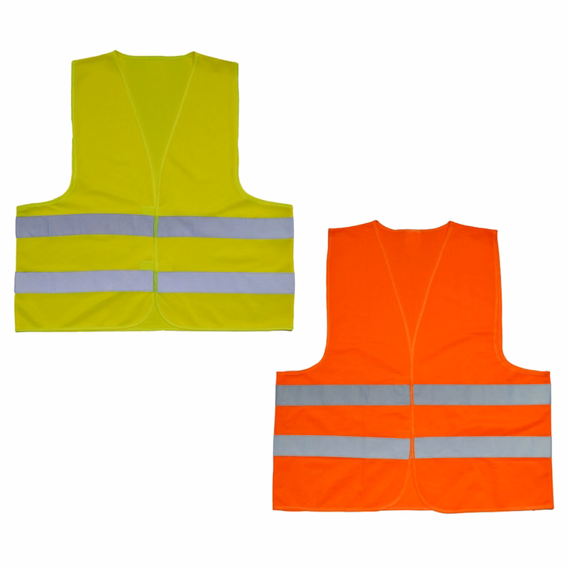 VISIPRO Unisex Hook & Loop Reflective Safety Vest with Bands