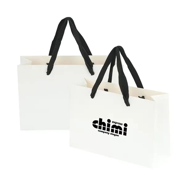 Custom Recycled Kraft Paper Tote Bag 12.6 inch — Eco Friendly Retail & Brand Giveaway 1