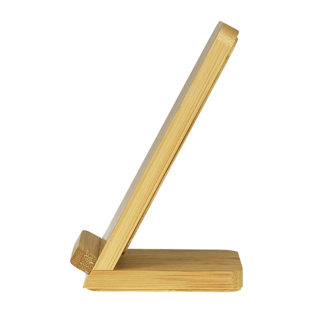 Bamboo Fast Wireless Charging Phone Stand 1