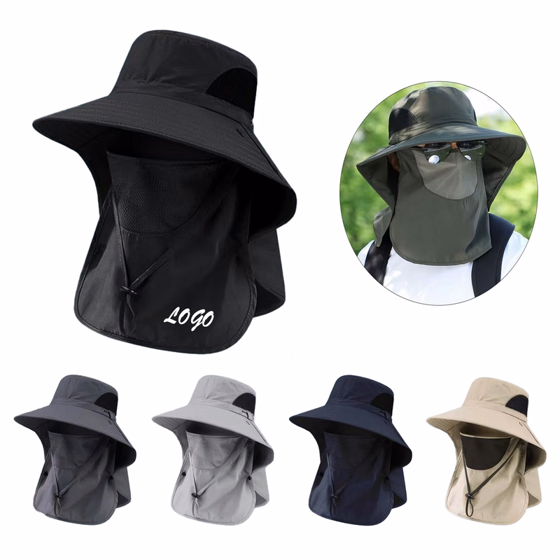 Outdoor Fishing Sun Protection Hat And Mask In One