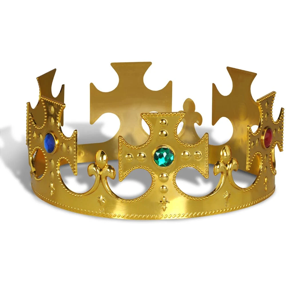 Jeweled King's Crown - Gold 1