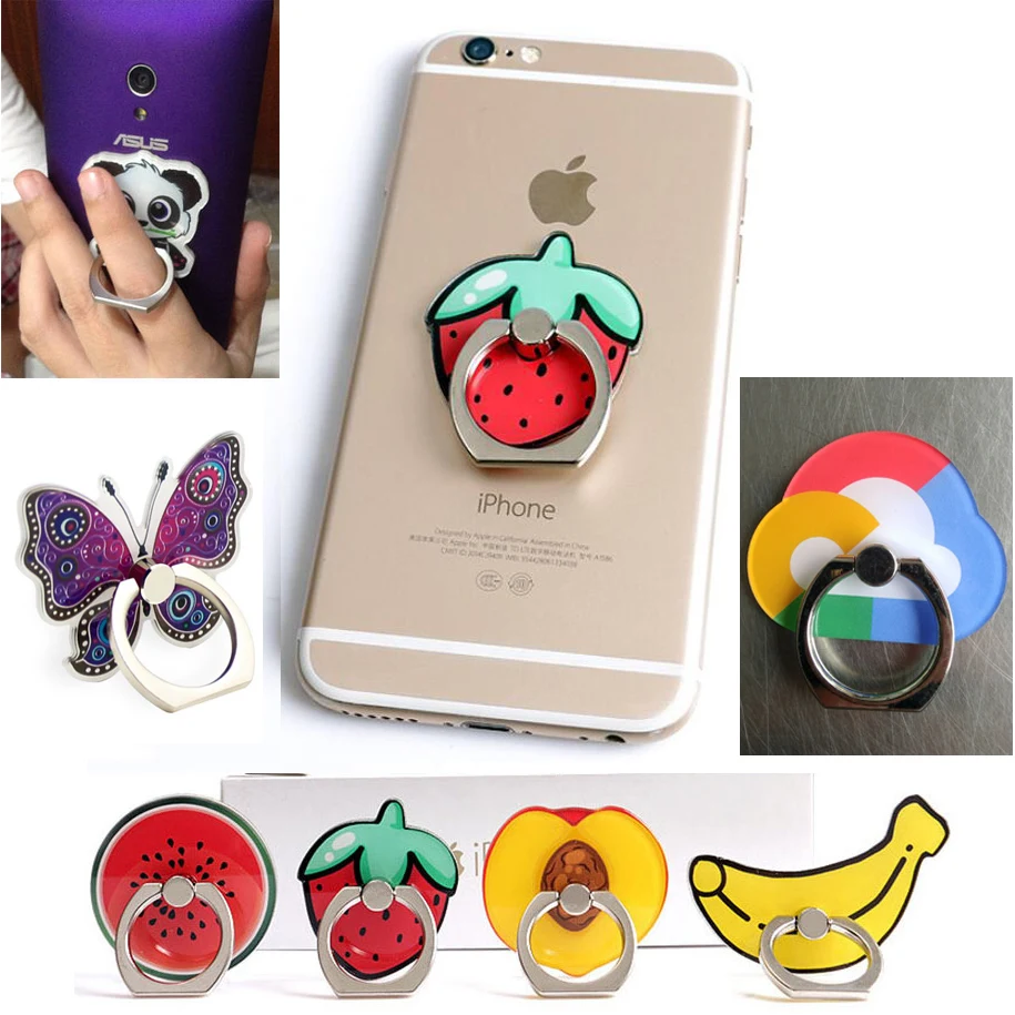 Custom Adhesive Cell Phone Ring Holder - Full Color 1