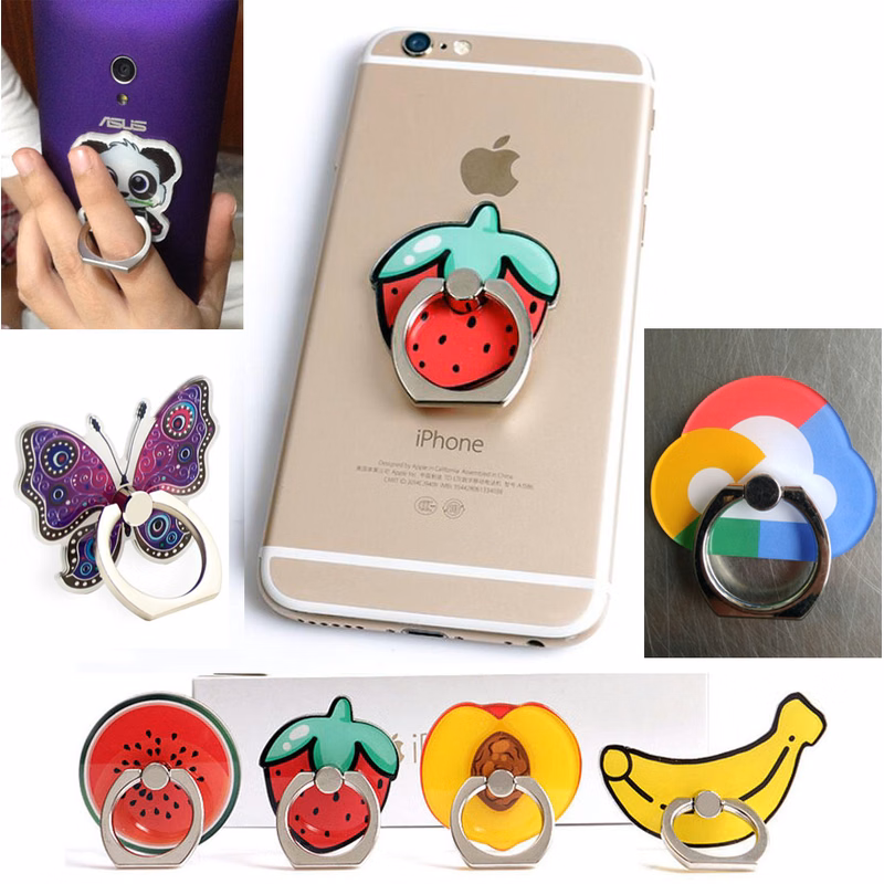 Custom Adhesive Cell Phone Ring Holder - Full Color