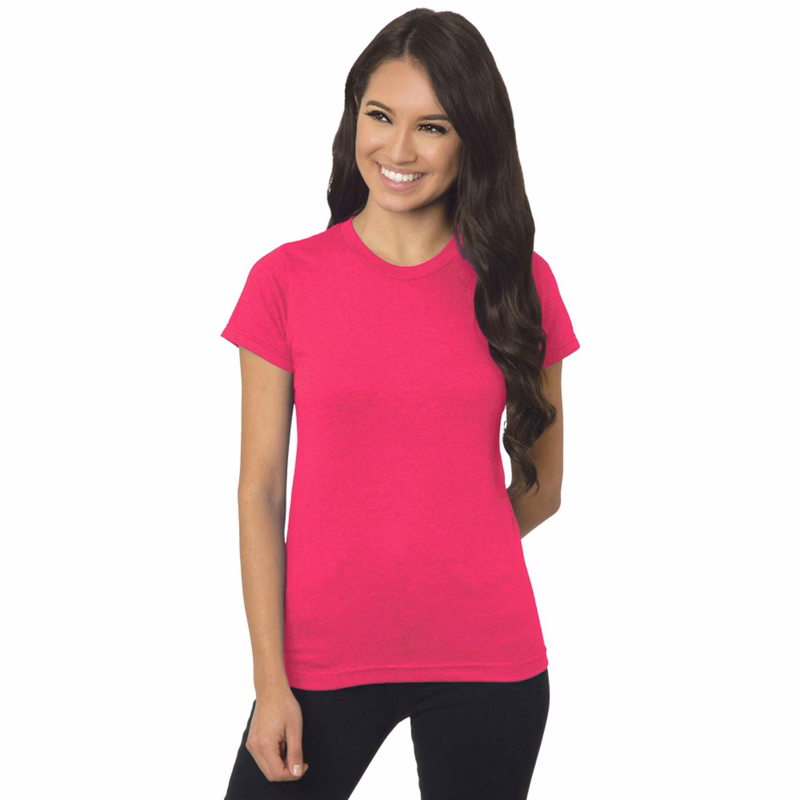MADE IN USA Junior Fine Jersey Crew Tee