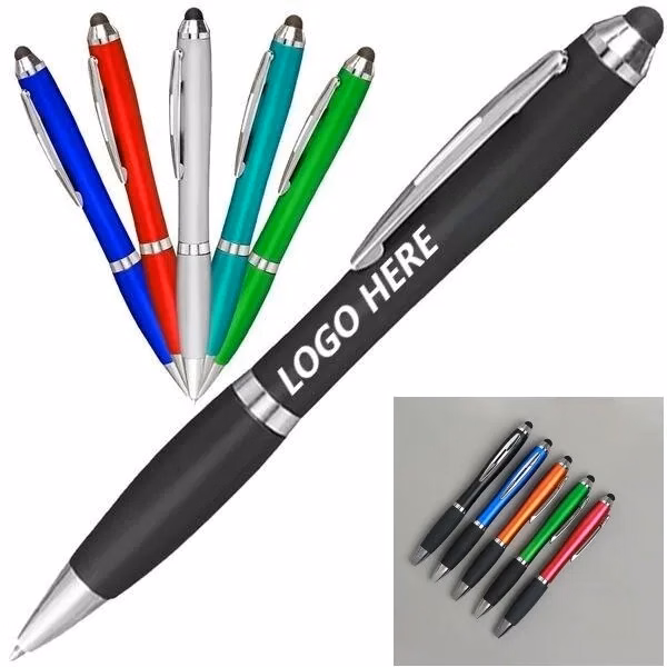 Cucurbit Style Pen with Rubber Touch Writing Tool