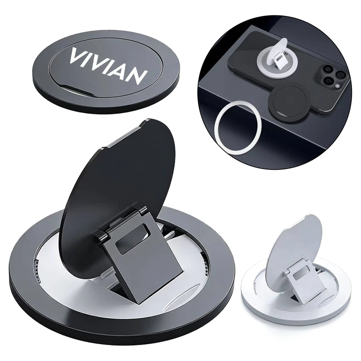 Foldable Magnetic Grip Phone Holder 1