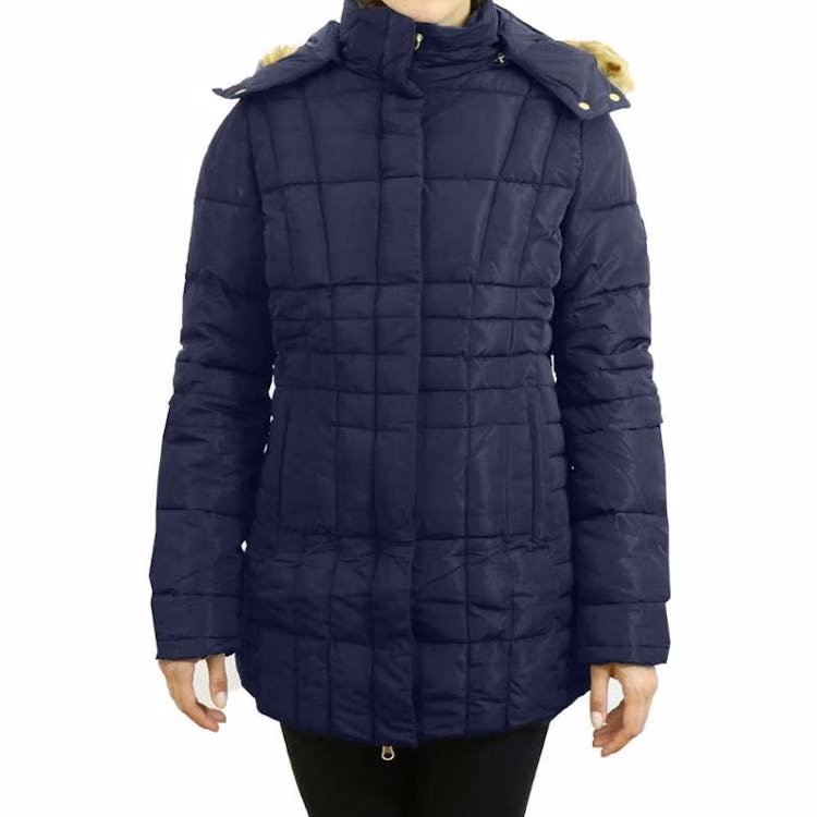 Women's Parka Coats - Navy S-XL