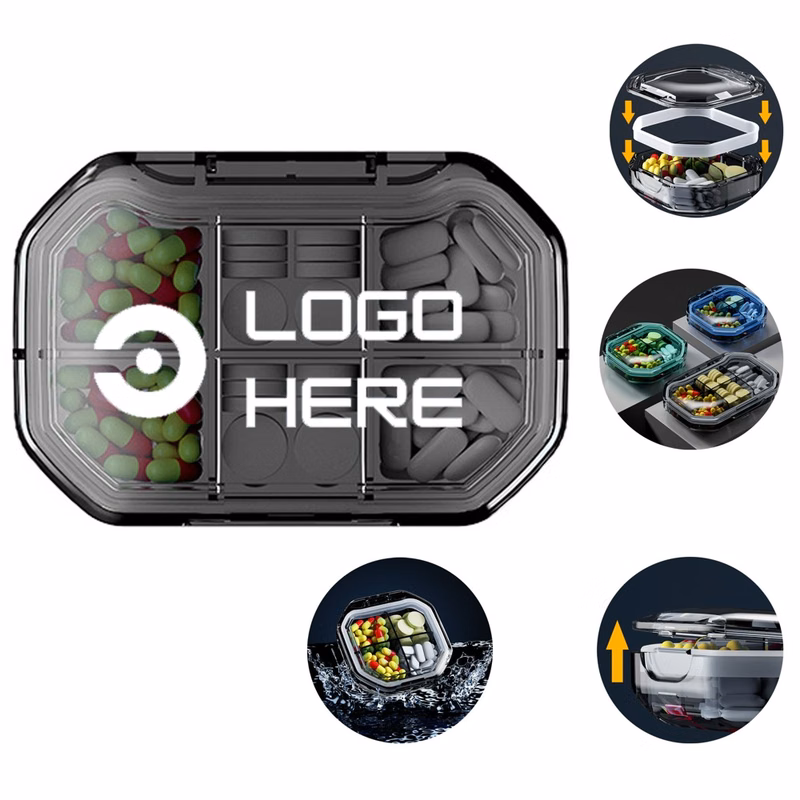 Large-Capacity Portable Pill Organizer