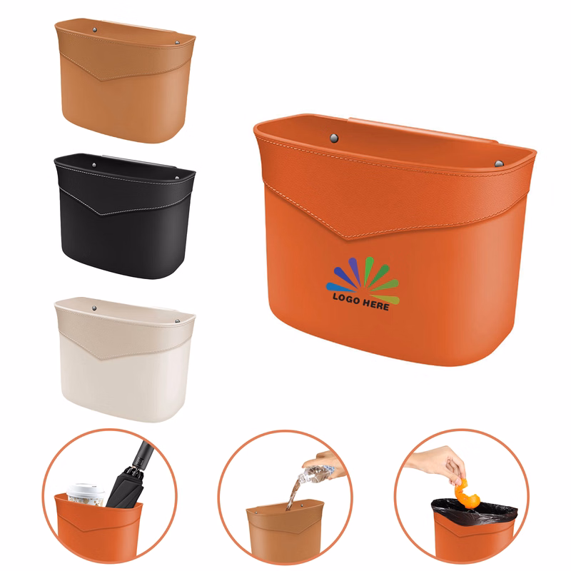 Automobile Leather Trash Can