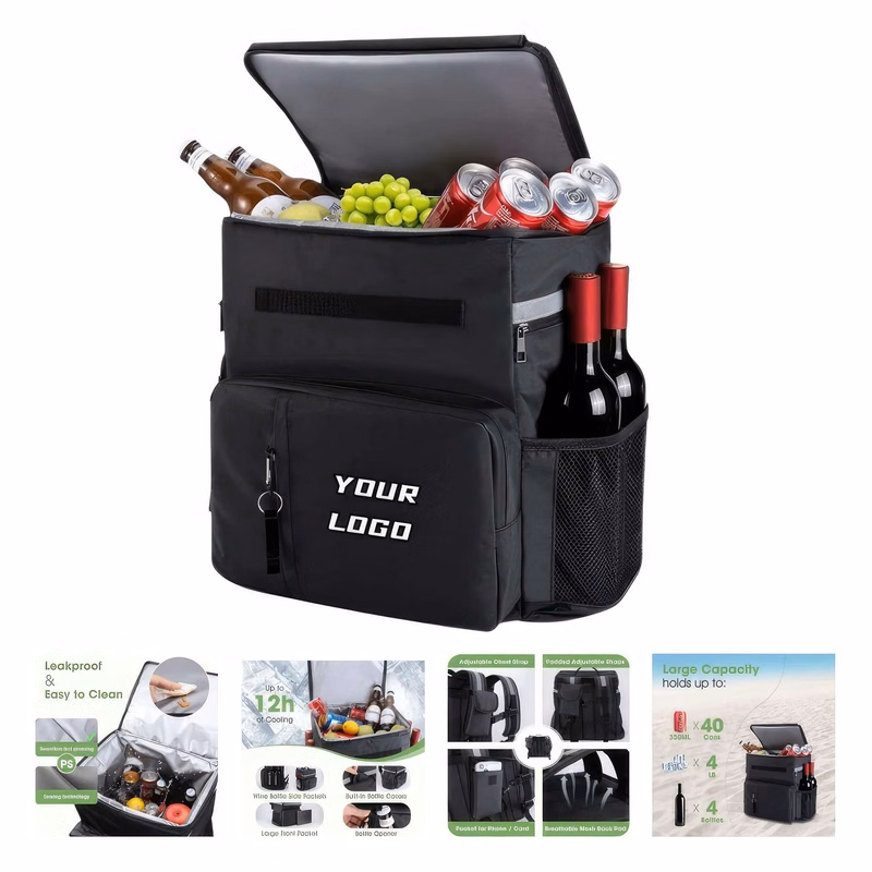 Leak Proof Insulated Picnic Backpack Cooler Bag