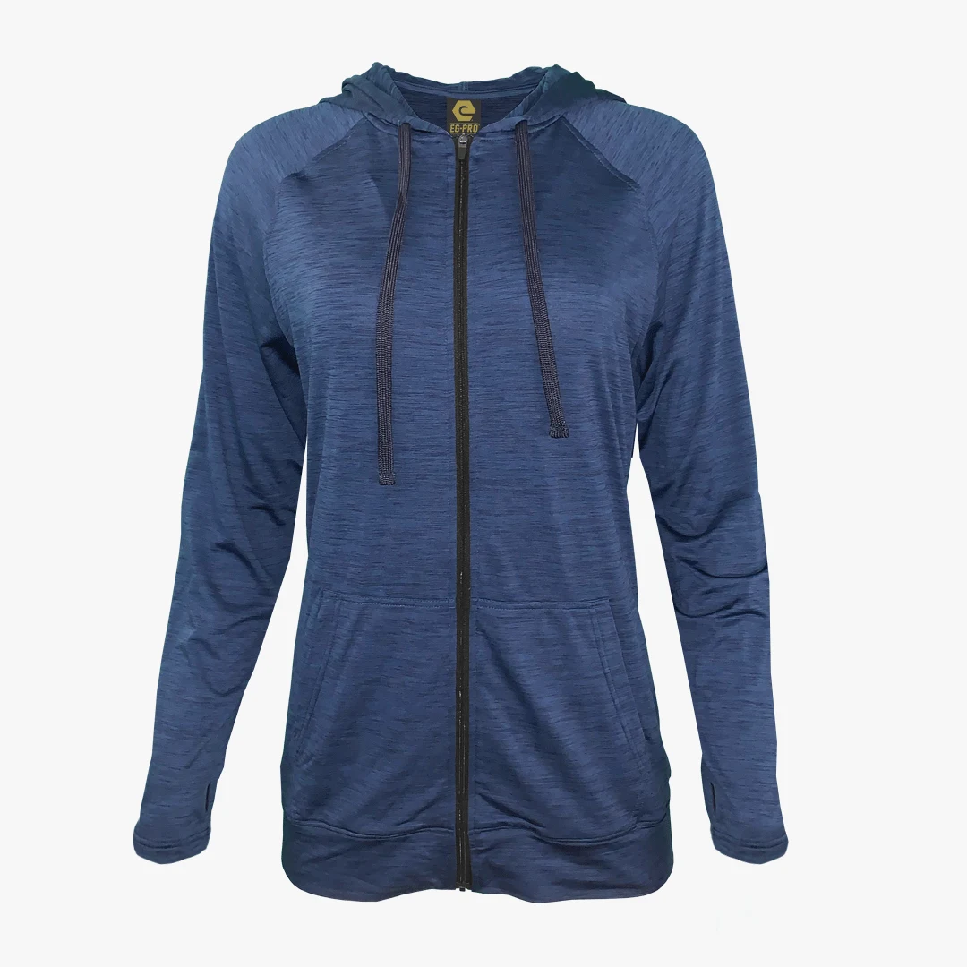 #L238 / Imperial Space Dye Women's Full Zip Hoodie 1